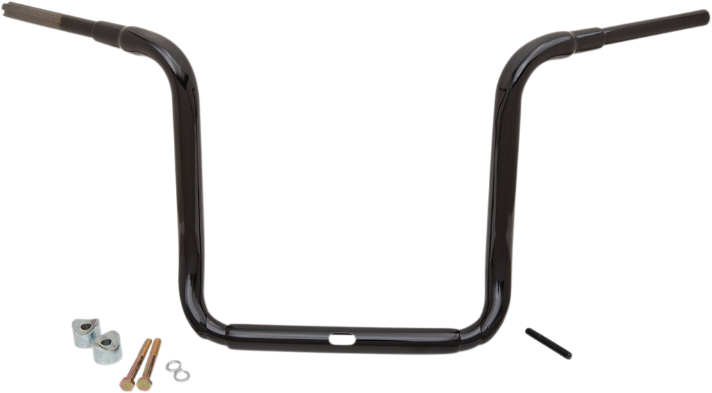 LA CHOPPERS 1-1/2" Grande Traditional Ape Hanger Handlebar - 16" - Black LA-7323-16B — image 1