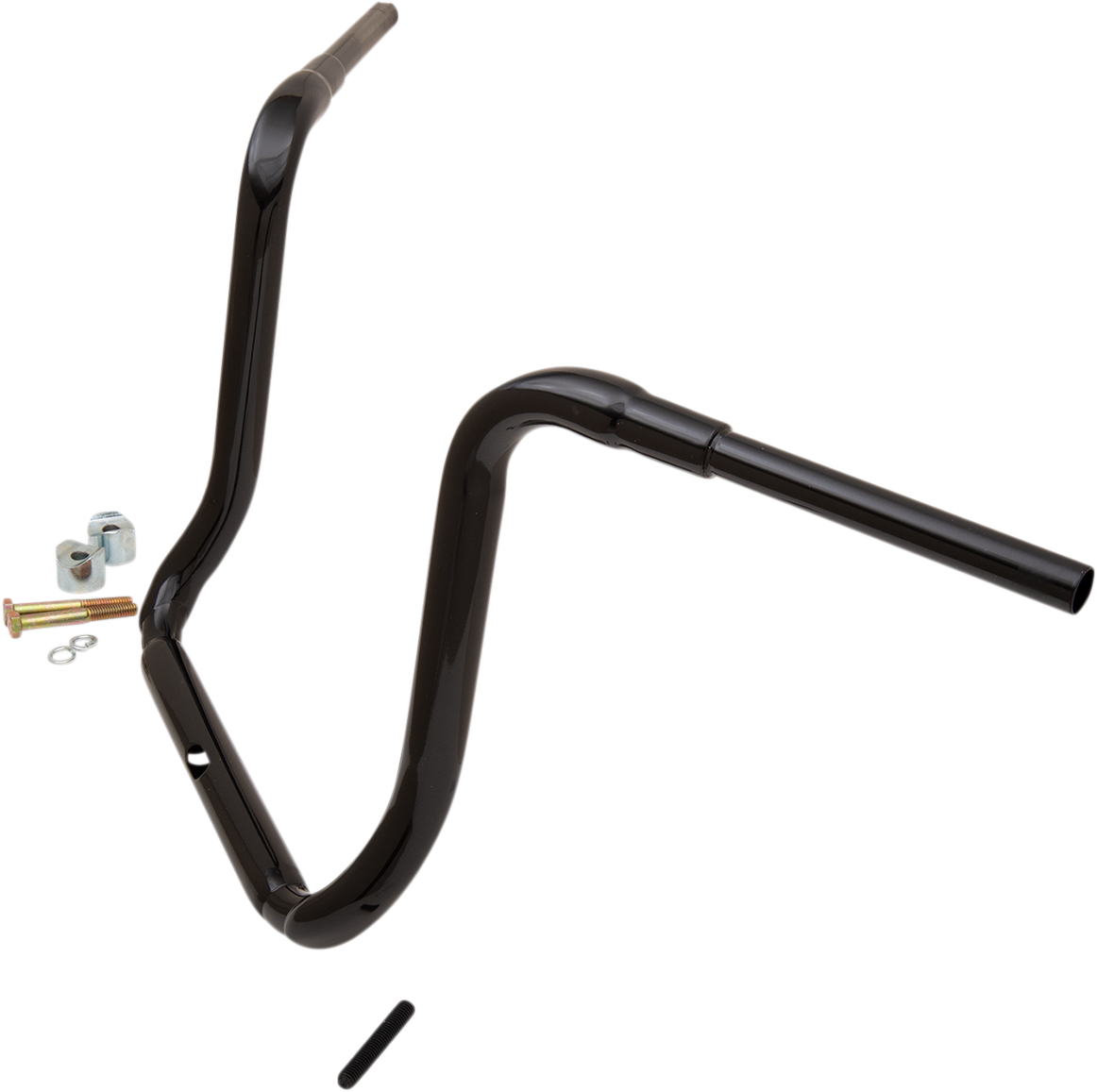LA CHOPPERS 1-1/2" Grande Traditional Ape Hanger Handlebar - 16" - Black LA-7323-16B — image 2