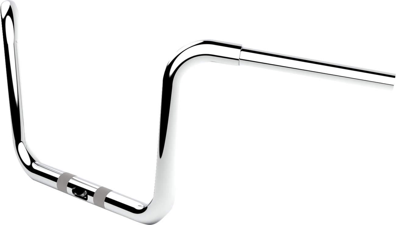 LA CHOPPERS Handlebar - Twin Round - 10" - Chrome LA-7324-10C — image 2