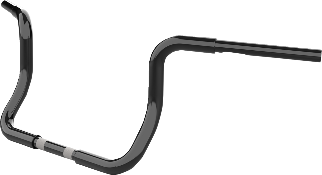 LA CHOPPERS Handlebar - Twin Round - 10" - Black LA-7325-10B — image 2