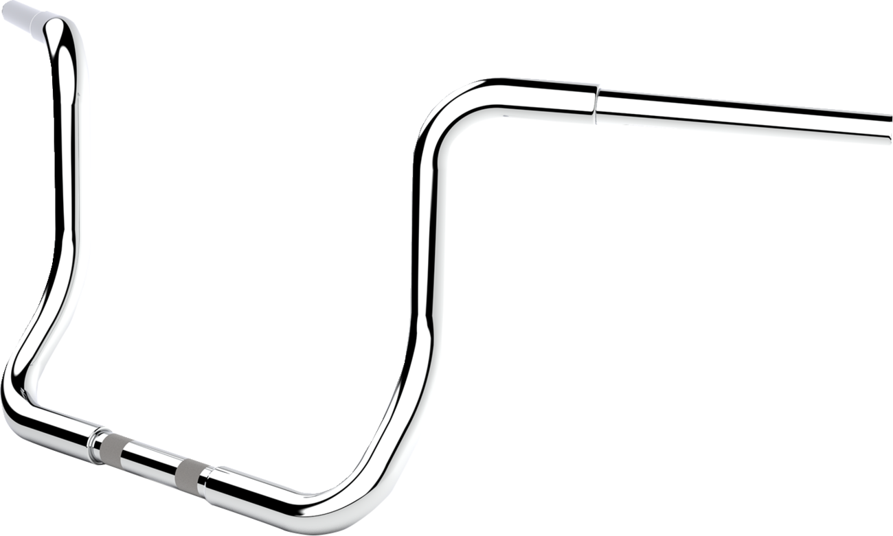 LA CHOPPERS Handlebar - Twin Round - 12" - Chrome LA-7325-12C — image 2