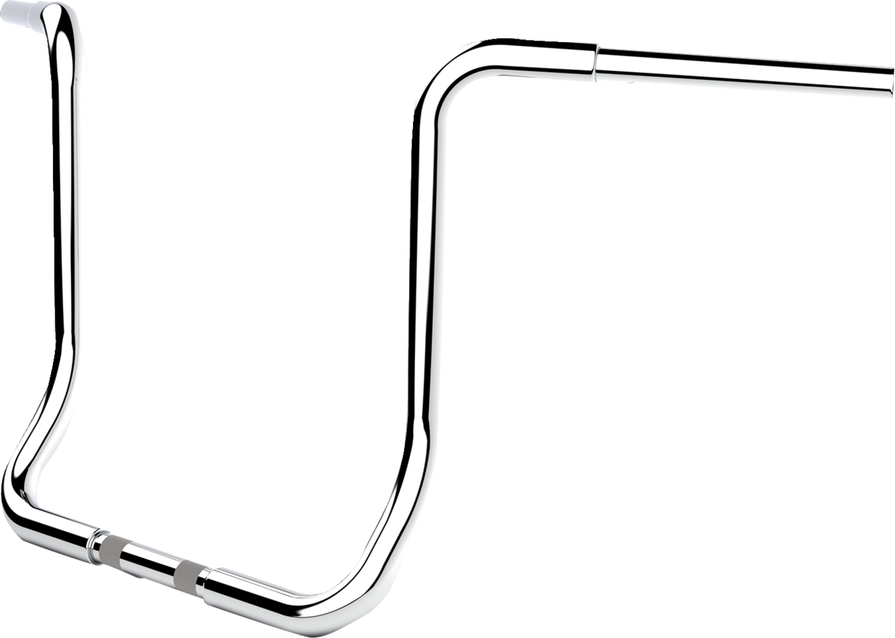 LA CHOPPERS Handlebar - Twin Round - 16" - Chrome LA-7325-16C — image 2