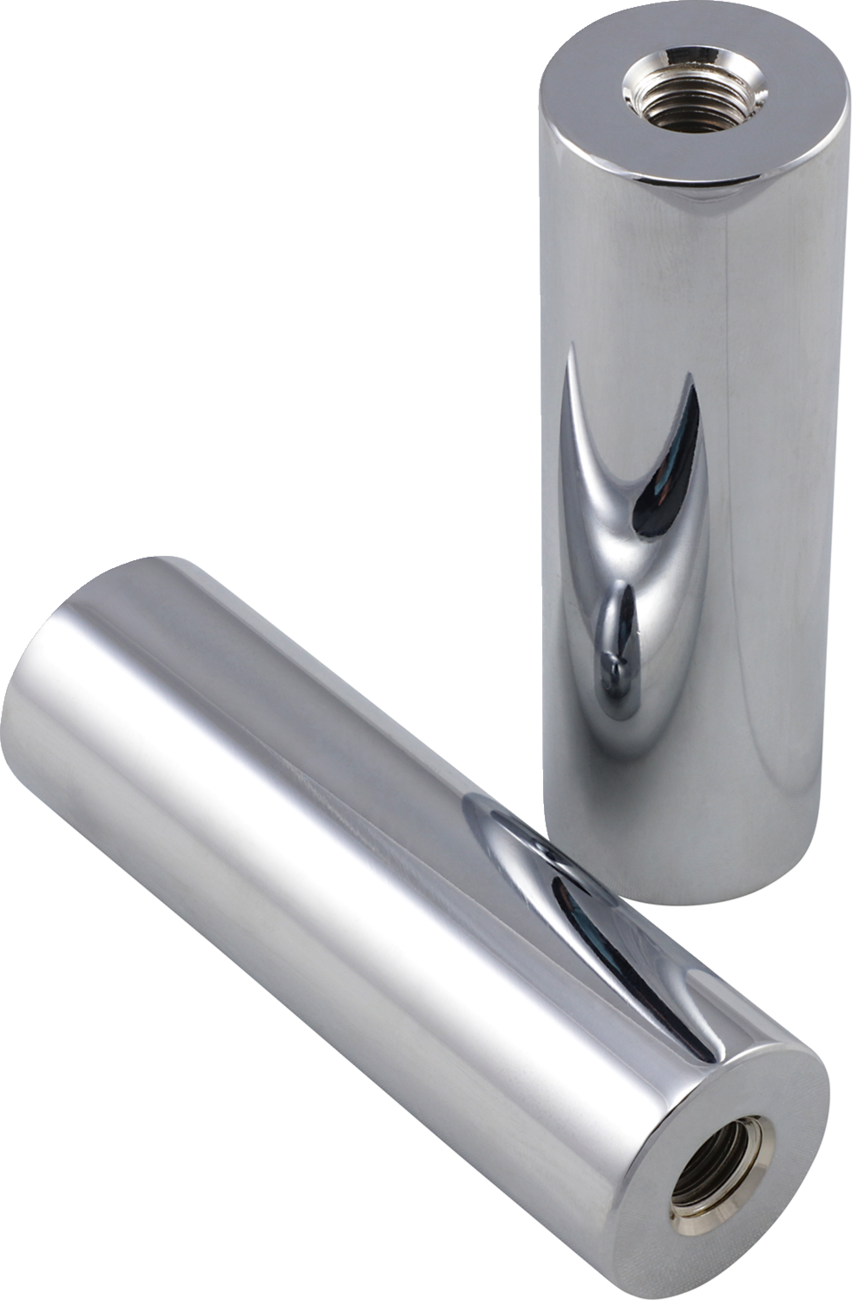 LA CHOPPERS Kage Fighter Handlebar Risers - 4" - Chrome LA-7335-04R — image 1