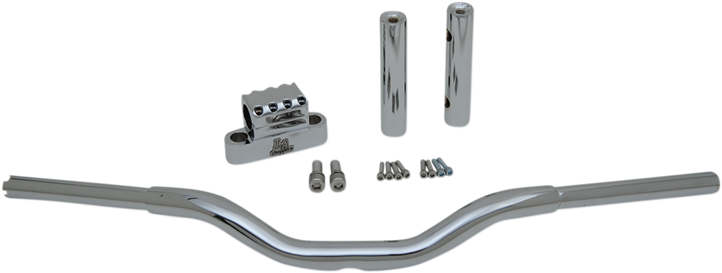 LA CHOPPERS Kage Fighter-T Handlebar - 10" - Chrome LA-7335-06 — image 1