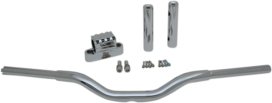 LA CHOPPERS Kage Fighter-T Handlebar - 10" - Chrome LA-7335-06 — image 1