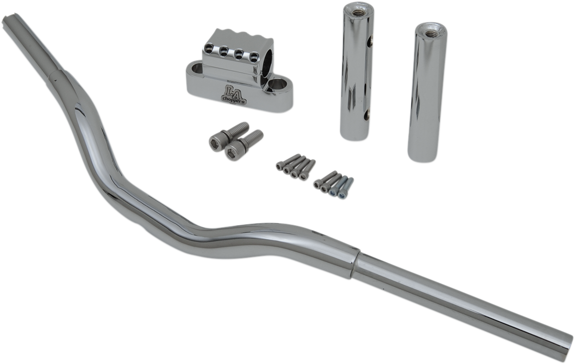 LA CHOPPERS Kage Fighter-T Handlebar - 10" - Chrome LA-7335-06 — image 4