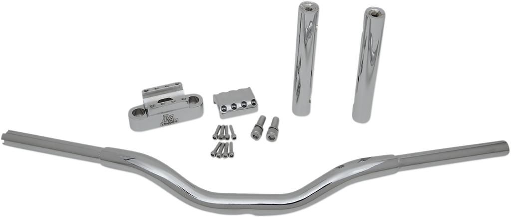 LA CHOPPERS Kage Fighter-T Handlebar - 12" - Chrome LA-7335-08 — image 1