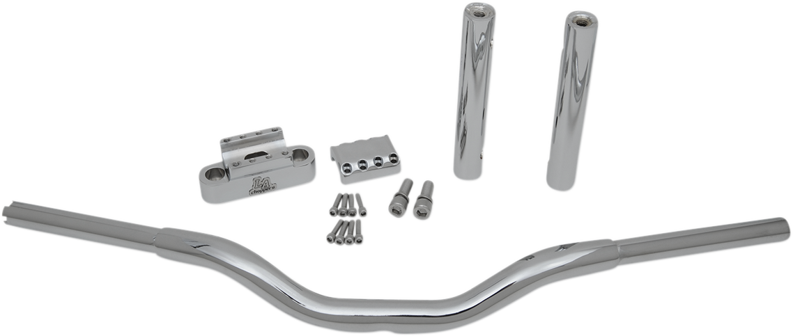 LA CHOPPERS Kage Fighter-T Handlebar - 12" - Chrome LA-7335-08 — image 1
