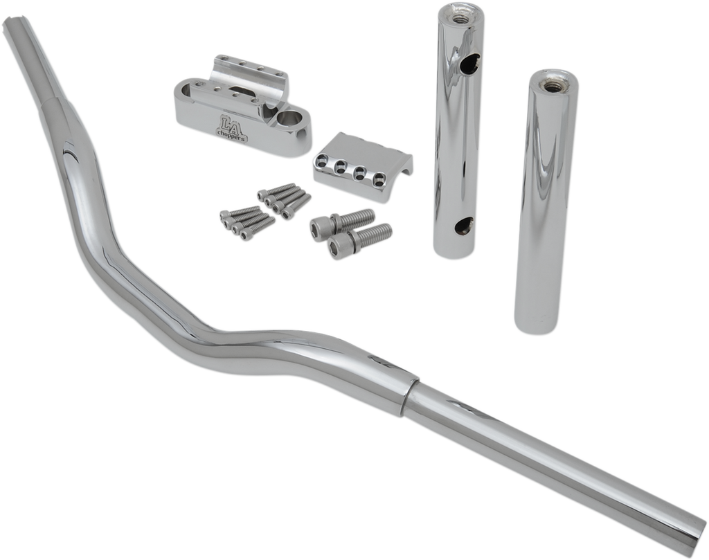 LA CHOPPERS Kage Fighter-T Handlebar - 12" - Chrome LA-7335-08 — image 3