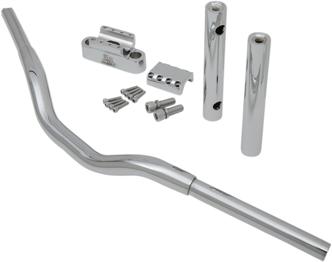 LA CHOPPERS Kage Fighter-T Handlebar - 12" - Chrome LA-7335-08 — image 3