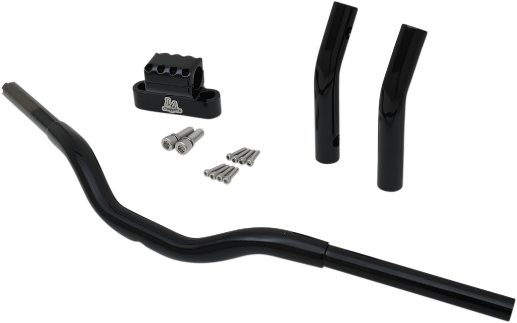 LA CHOPPERS Kage Fighter-T Pullback Handlebar - Pullback - 11" - Black LA-7336-08B — image 4