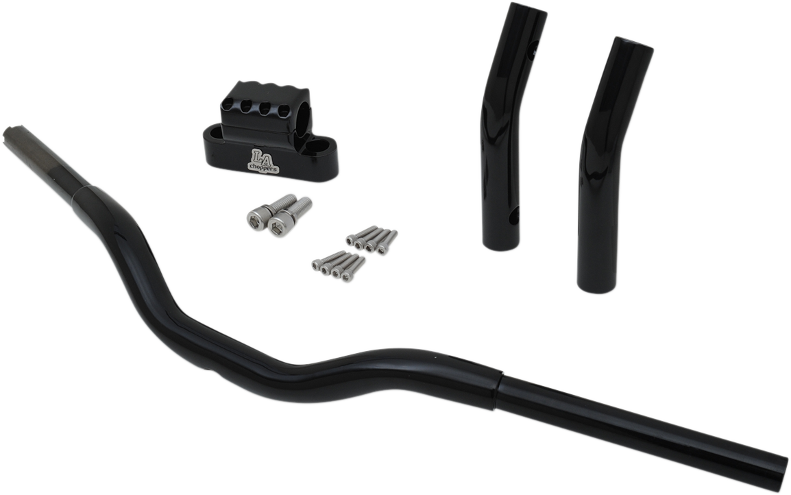 LA CHOPPERS Kage Fighter-T Pullback Handlebar - Pullback - 11" - Black LA-7336-08B — image 4