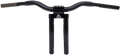 LA CHOPPERS Kage Fighter-T Pullback Handlebar - Pullback - 13" - Black LA-7336-10B — image 1