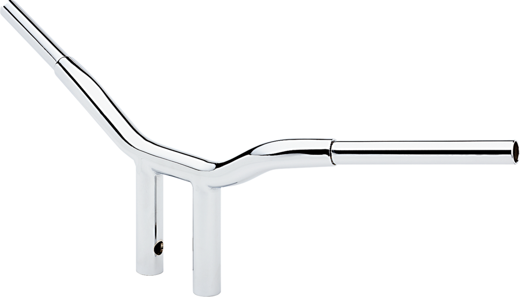 LA CHOPPERS Kage Fighter Welded Straight-Riser Handlebar - One Piece - 8" - Chrome LA-7337-08 — image 1