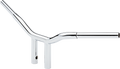 LA CHOPPERS Kage Fighter Welded Straight-Riser Handlebar - One Piece - 8" - Chrome LA-7337-08 — image 1