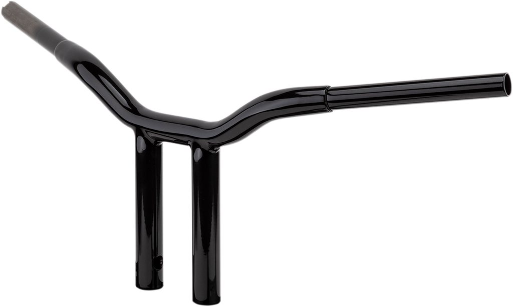 LA CHOPPERS Kage Fighter Welded Straight-Riser Handlebar - One Piece - 8" - Black LA-7337-08B — image 1