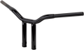 LA CHOPPERS Kage Fighter Welded Straight-Riser Handlebar - One Piece - 8" - Black LA-7337-08B — image 1