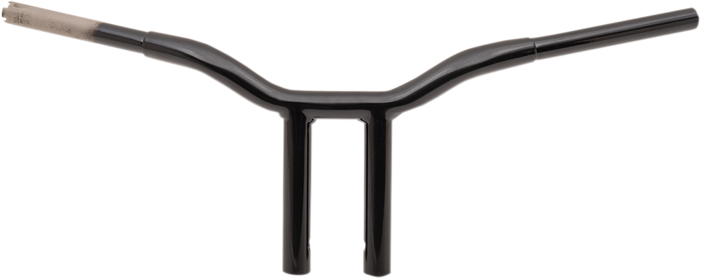 LA CHOPPERS Kage Fighter Welded Straight-Riser Handlebar - One Piece - 10" - Black LA-7337-10B — image 1