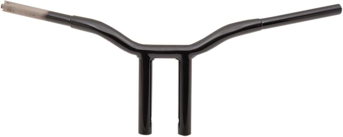 LA CHOPPERS Kage Fighter Welded Straight-Riser Handlebar - One Piece - 10" - Black LA-7337-10B — image 1