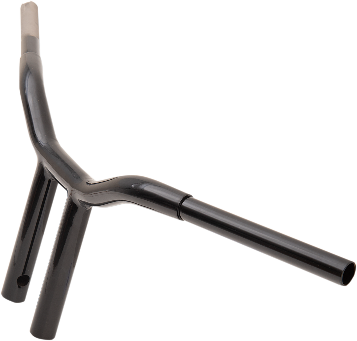 LA CHOPPERS Kage Fighter Welded Straight-Riser Handlebar - One Piece - 10" - Black LA-7337-10B — image 2