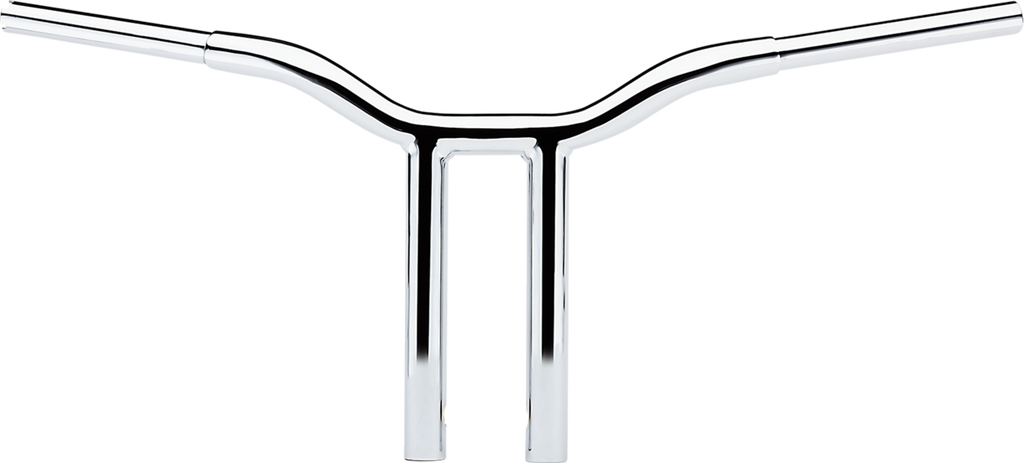 LA CHOPPERS Kage Fighter Welded Straight-Riser Handlebar - One Piece - 12" - Chrome LA-7337-12 — image 1