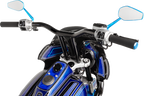 LA CHOPPERS Kage Fighter Welded Straight-Riser Handlebar - One Piece - 12" - Black LA-7337-12B — image 2
