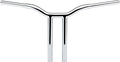 LA CHOPPERS Kage Fighter Welded Straight-Riser Handlebar - One Piece - 14" - Chrome LA-7337-14 — image 1