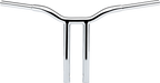 LA CHOPPERS Kage Fighter Welded Straight-Riser Handlebar - One Piece - 14" - Chrome LA-7337-14 — image 1