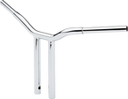 LA CHOPPERS Kage Fighter Welded Straight-Riser Handlebar - One Piece - 14" - Chrome LA-7337-14 — image 2