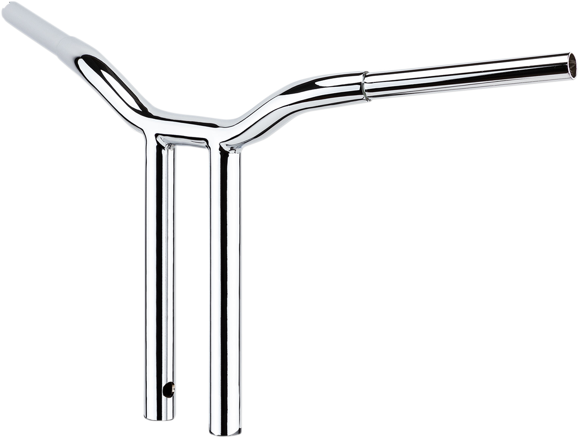 LA CHOPPERS Kage Fighter Welded Straight-Riser Handlebar - One Piece - 14" - Chrome LA-7337-14 — image 3