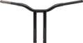 LA CHOPPERS Kage Fighter Welded Straight-Riser Handlebar - One Piece - 14" - Black LA-7337-14B — image 1
