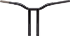 LA CHOPPERS Kage Fighter Welded Straight-Riser Handlebar - One Piece - 14" - Black LA-7337-14B — image 1