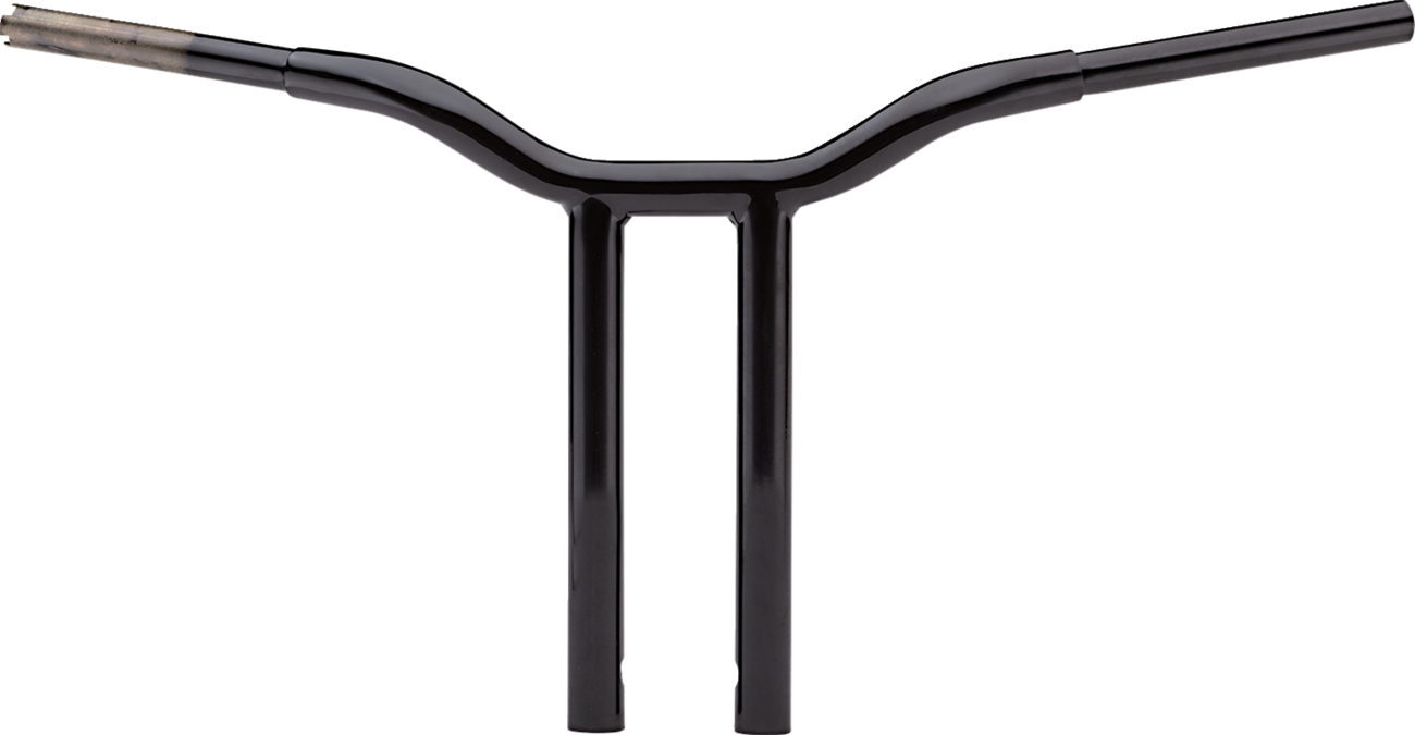 LA CHOPPERS Kage Fighter Welded Straight-Riser Handlebar - One Piece - 14" - Black LA-7337-14B — image 1
