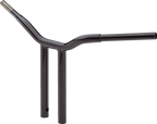 LA CHOPPERS Kage Fighter Welded Straight-Riser Handlebar - One Piece - 14" - Black LA-7337-14B — image 2