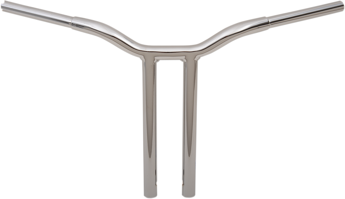 LA CHOPPERS Kage Fighter Welded Straight-Riser Handlebar - One Piece - 16" - Chrome LA-7337-16 — image 1