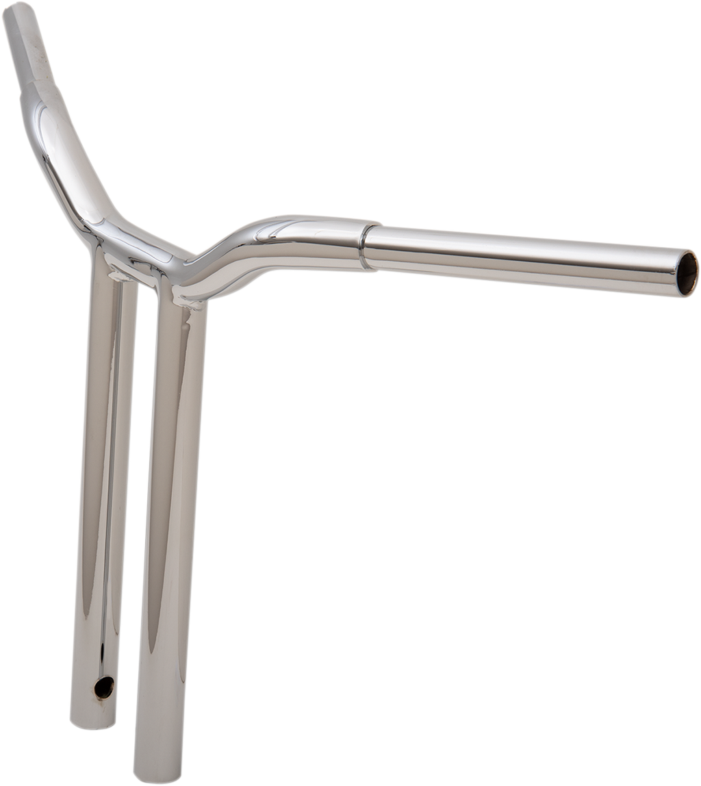 LA CHOPPERS Kage Fighter Welded Straight-Riser Handlebar - One Piece - 16" - Chrome LA-7337-16 — image 2
