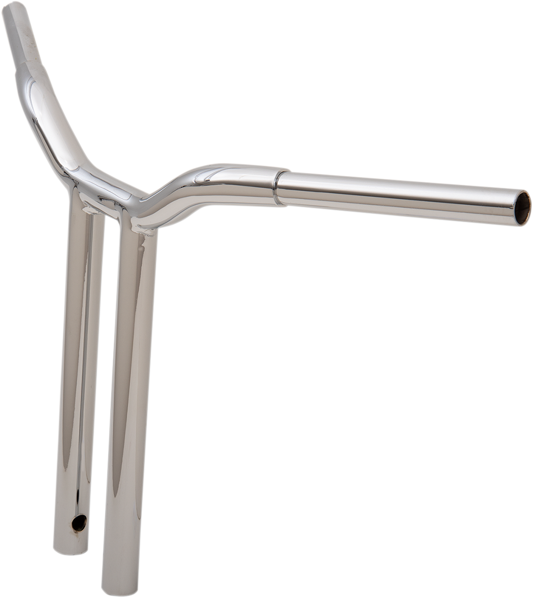LA CHOPPERS Kage Fighter Welded Straight-Riser Handlebar - One Piece - 16" - Chrome LA-7337-16 — image 2