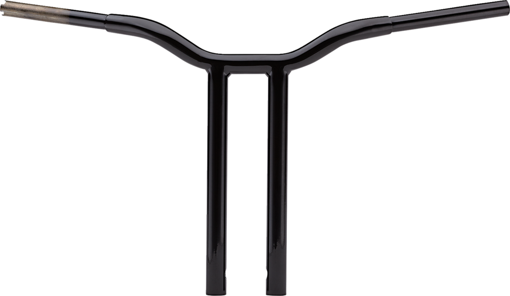 LA CHOPPERS Kage Fighter Welded Straight-Riser Handlebar - One Piece - 16" - Black LA-7337-16B — image 1