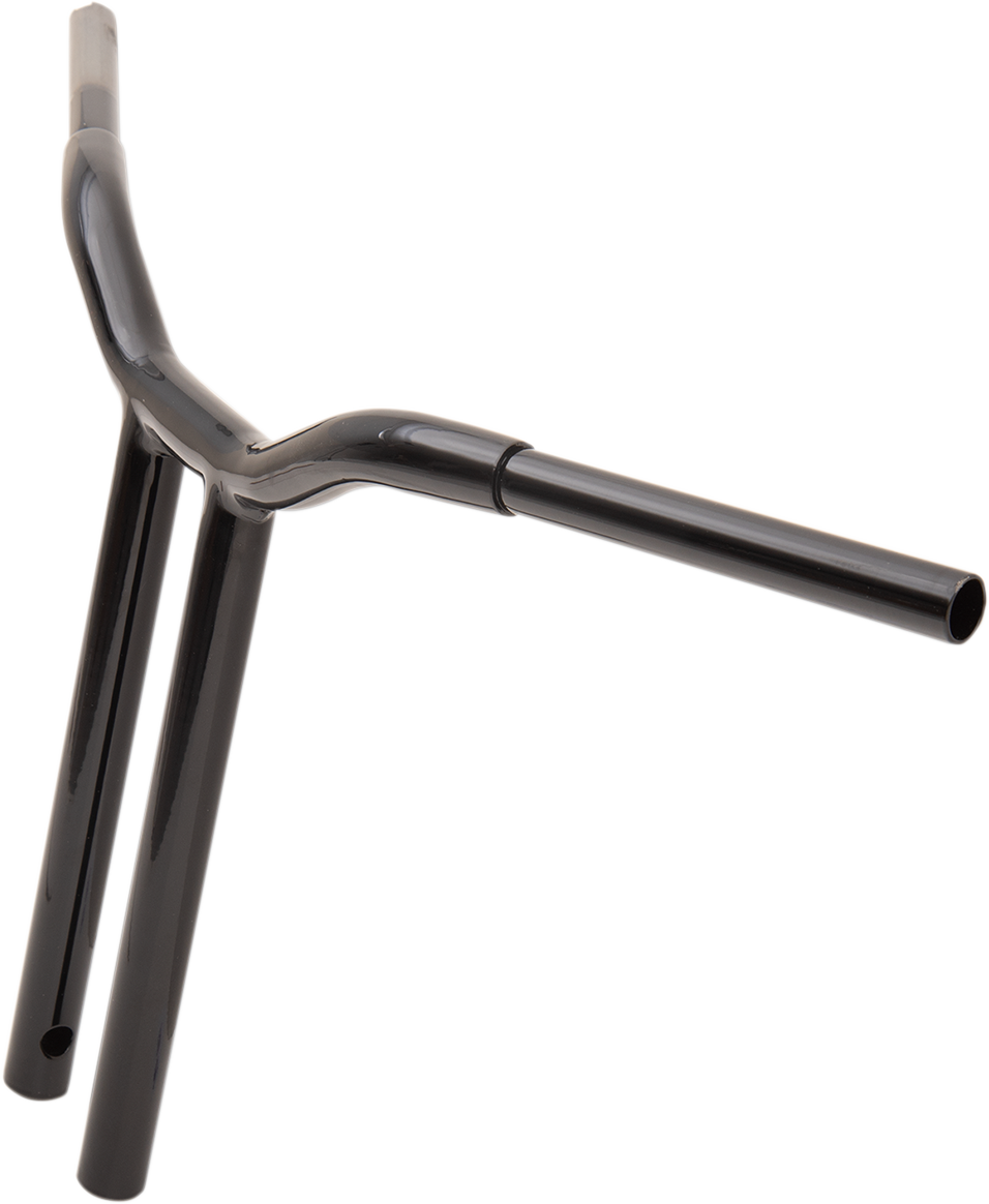 LA CHOPPERS Kage Fighter Welded Straight-Riser Handlebar - One Piece - 16" - Black LA-7337-16B — image 3