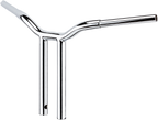 LA CHOPPERS Kage Fighter Welded Straight-Riser Handlebar - One Piece - 16" - Black LA-7337-16B — image 4