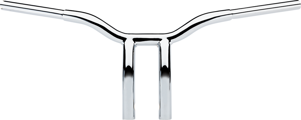 LA CHOPPERS Kage Fighter Welded Bent-Riser Handlebar - One Piece - 10" - Chrome LA-7338-10 — image 1