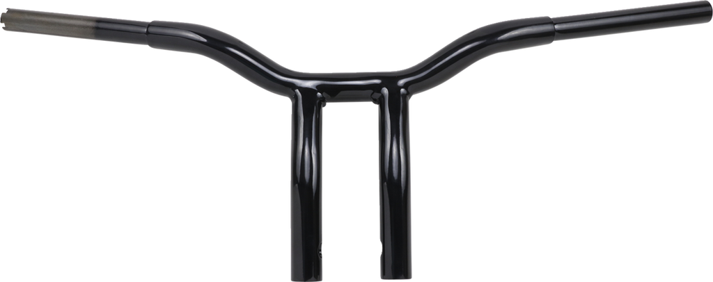 LA CHOPPERS Kage Fighter Welded Bent-Riser Handlebar - One Piece - 10" - Black LA-7338-10B — image 1