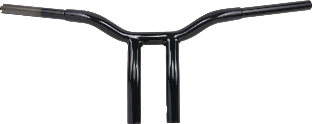 LA CHOPPERS Kage Fighter Welded Bent-Riser Handlebar - One Piece - 10" - Black LA-7338-10B — image 1