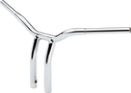 LA CHOPPERS Kage Fighter Welded Bent-Riser Handlebar - One Piece - 12" - Chrome LA-7338-12 — image 2