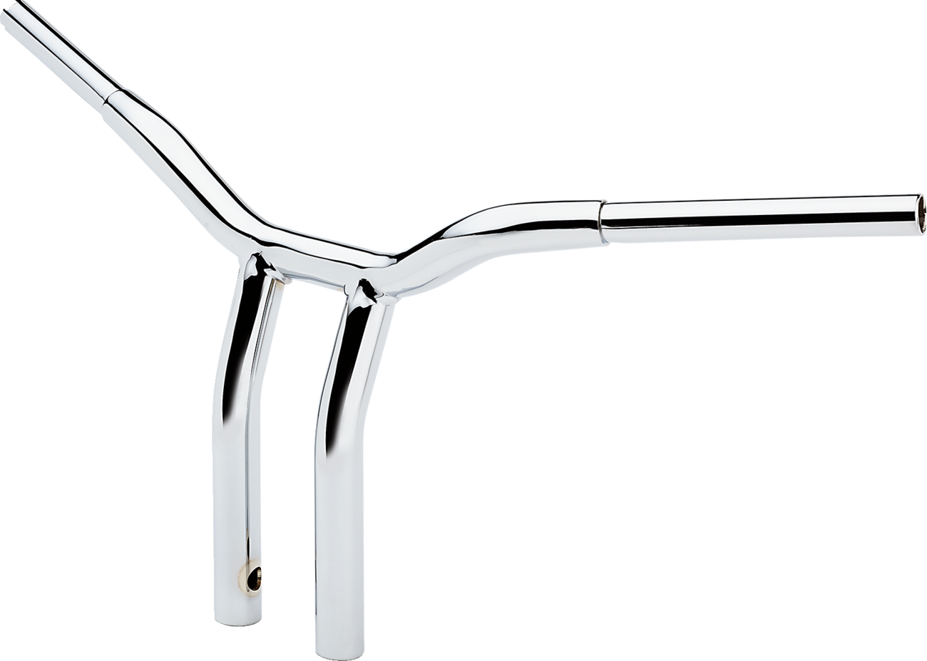 LA CHOPPERS Kage Fighter Welded Bent-Riser Handlebar - One Piece - 12" - Chrome LA-7338-12 — image 2
