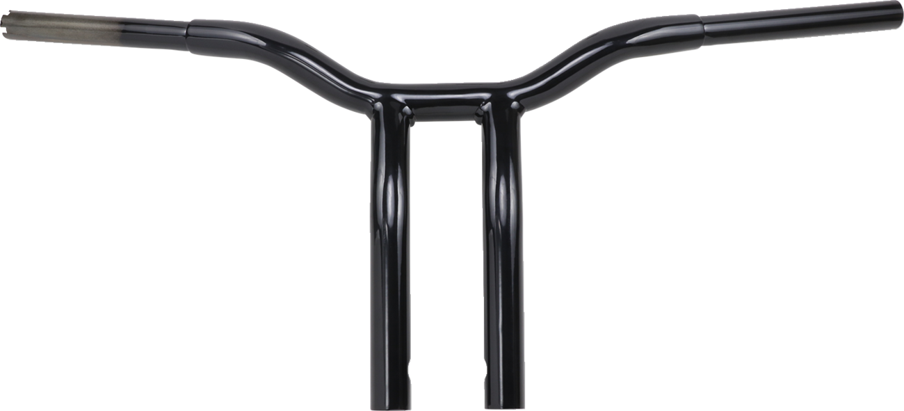 LA CHOPPERS Kage Fighter Welded Bent-Riser Handlebar - One Piece - 12" - Black LA-7338-12B — image 1