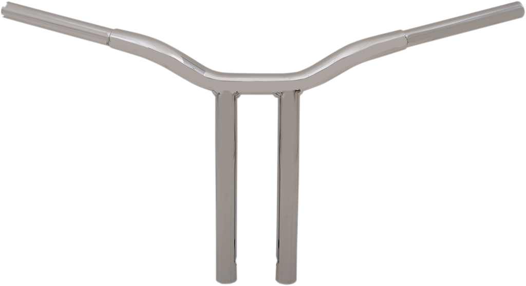 LA CHOPPERS Kage Fighter Welded Bent-Riser Handlebar - One Piece - 14" - Chrome LA-7338-14 — image 1