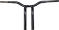 LA CHOPPERS Kage Fighter Welded Bent-Riser Handlebar - One Piece - 14" - Black LA-7338-14B — image 1