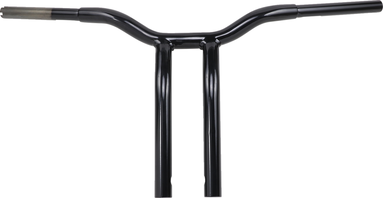 LA CHOPPERS Kage Fighter Welded Bent-Riser Handlebar - One Piece - 14" - Black LA-7338-14B — image 1