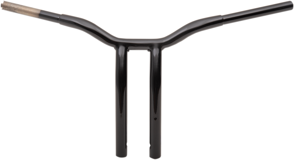 LA CHOPPERS Kage Fighter Welded Bent-Riser Handlebar - One Piece - 14" - Black LA-7338-14B — image 2